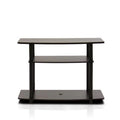 3-Tier TV Stands, Dark Brown & Black Q644967