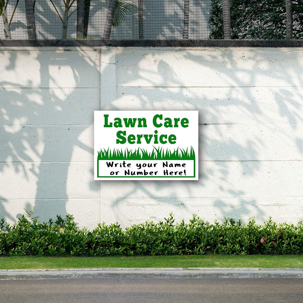 18x12 Single-Sided Screen Print UV-Ink Waterproof Yard Signs (25) V11277