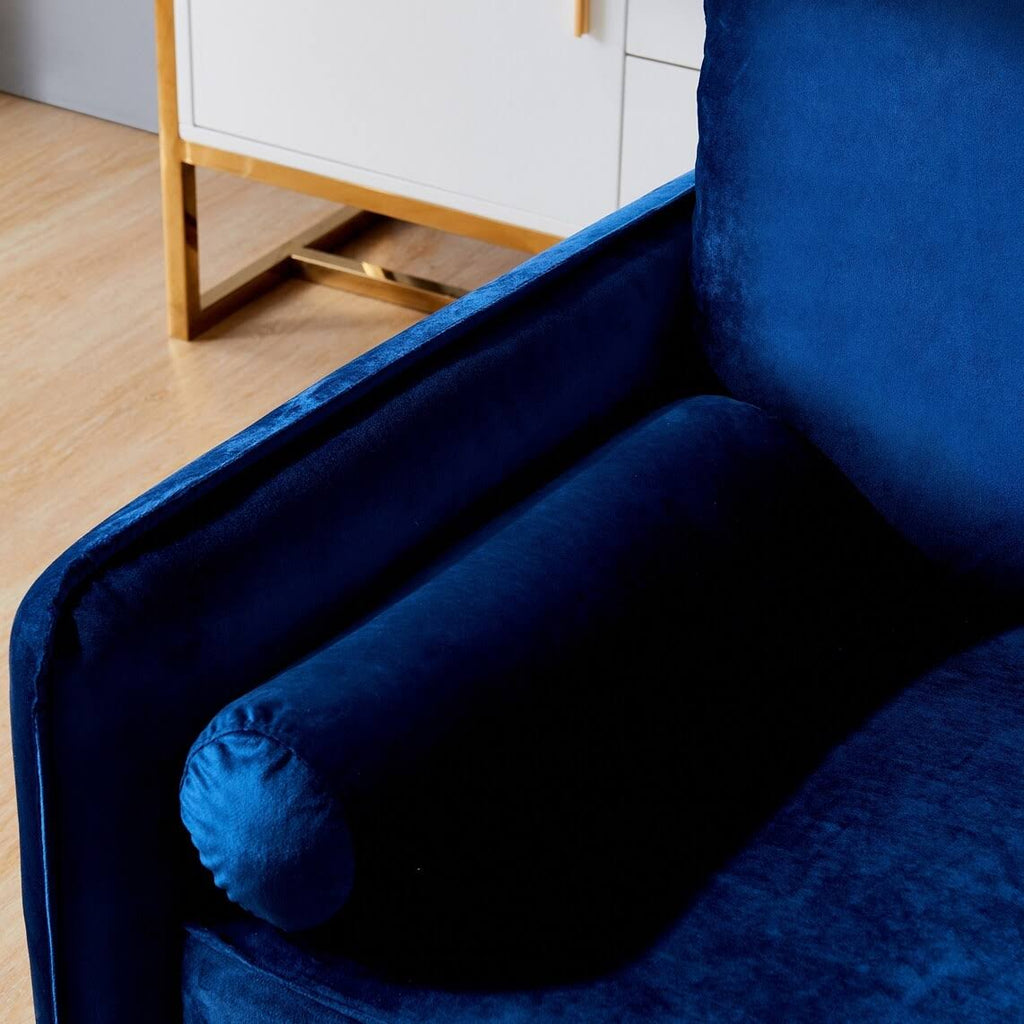 Blue Velvet Sofa Q651185
