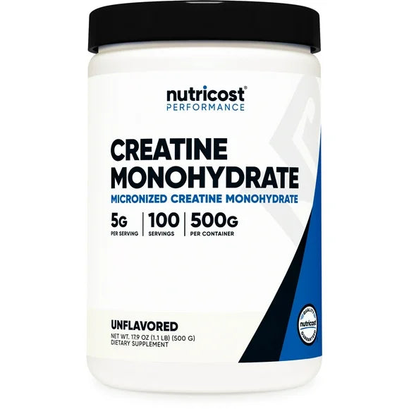 Creatine Monohydrate Powder 500 Grams Unflavored Supplement P5167