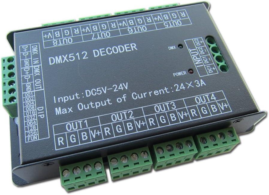 24 Channel RGB DMX512 Controller DC 5V-24V G384