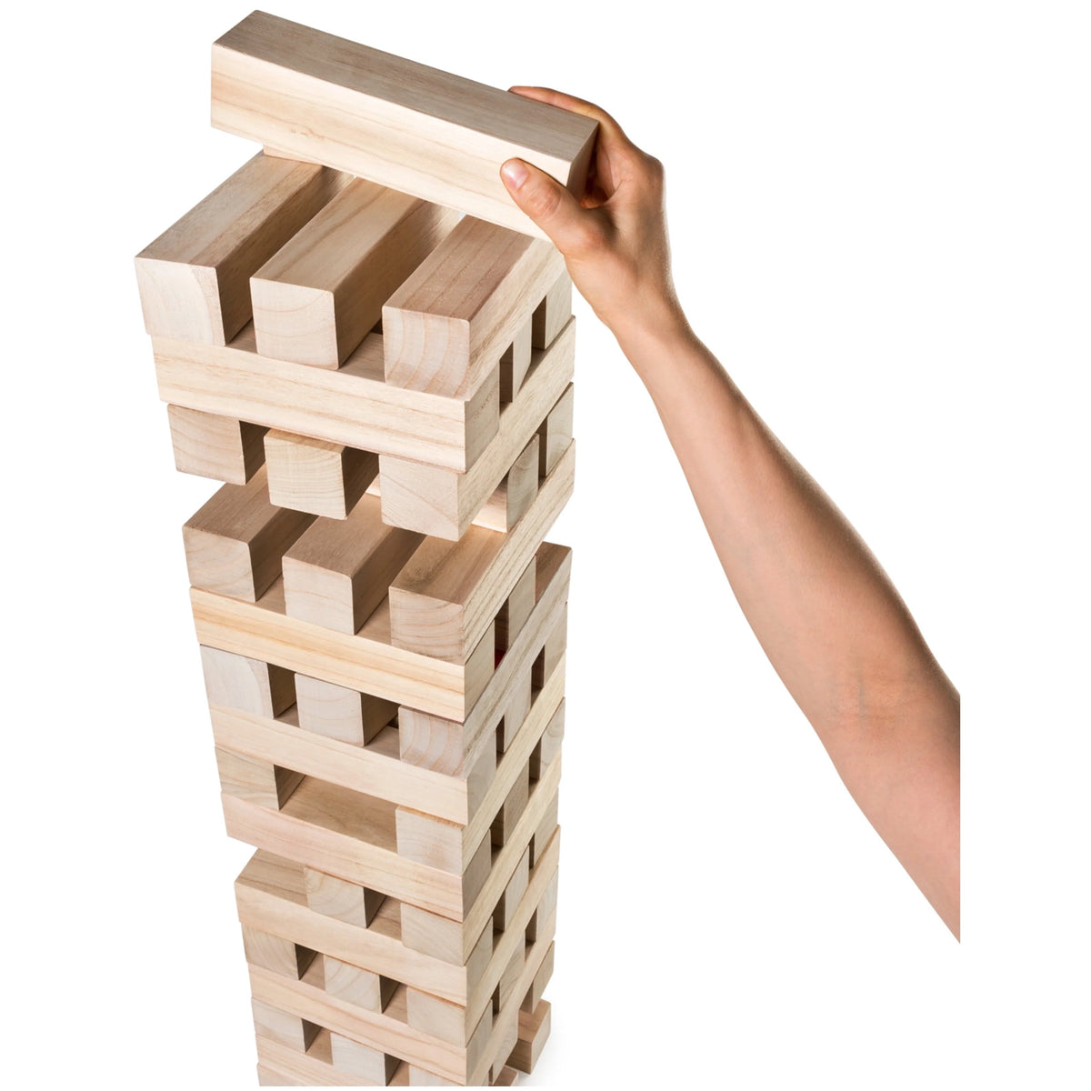 Wood Blocks Jumbling Tower Party Game B7335
