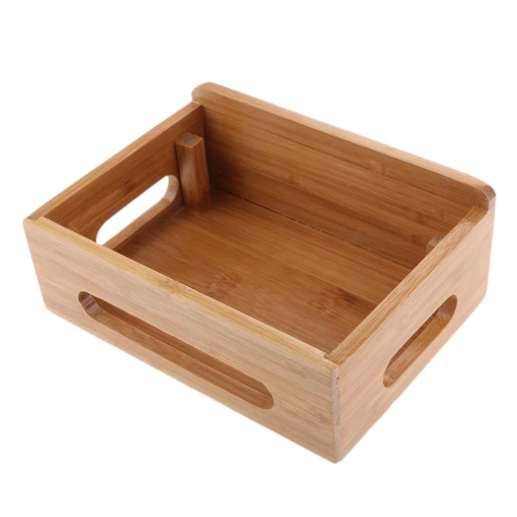 4 Slots Bamboo Charging Station & Organizer W19377