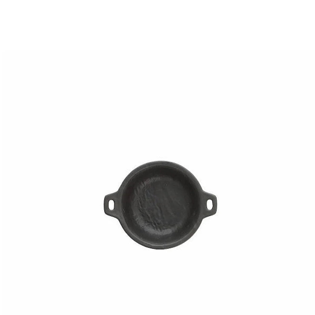 Two Handles 12cm Black Pan G8167