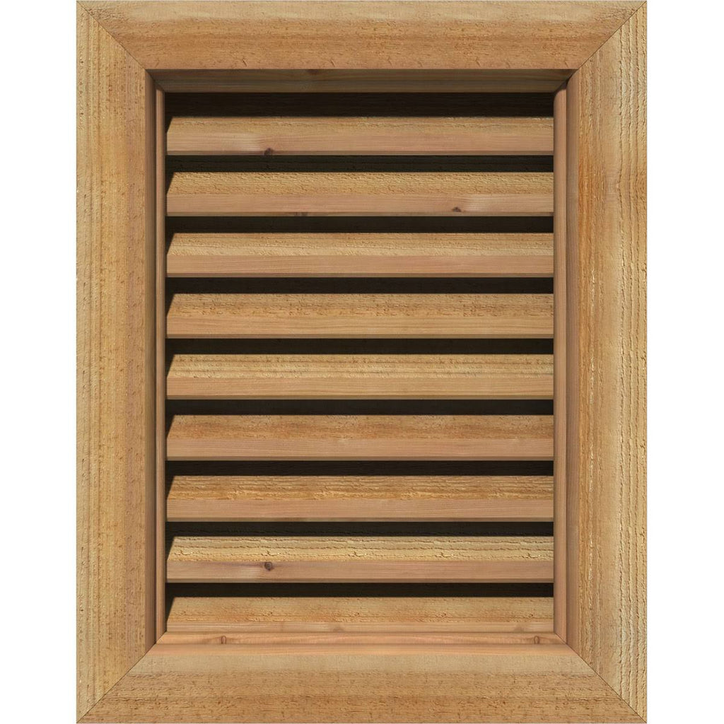 Unfinished Functional Rough Vertical Gable Vent M370