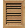 Unfinished Functional Rough Vertical Gable Vent M370