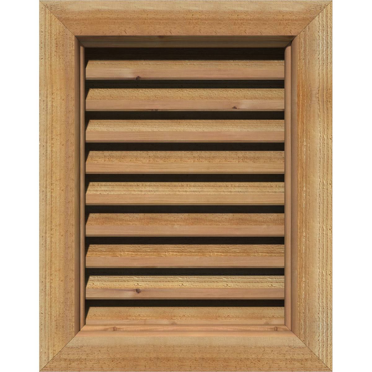 Unfinished Functional Rough Vertical Gable Vent M370