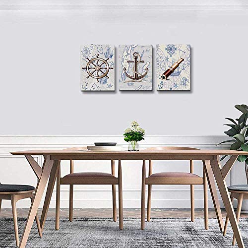 Green Leaf Abstract Canvas Wall Art 3 Piece O10857