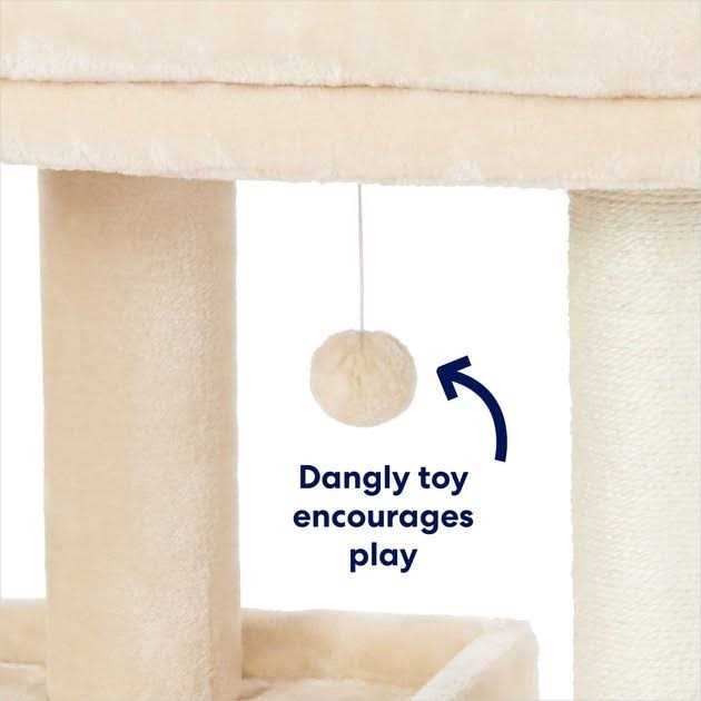 42-in Heavy Duty Faux Fur Cat Tree Condo W759