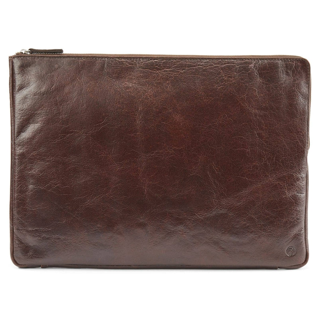 Brown Leather Laptop Sleeve U187136