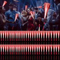 60 PCS White Fiber Optic LED Light Up Wands with 3 Flashing Modes Q70282