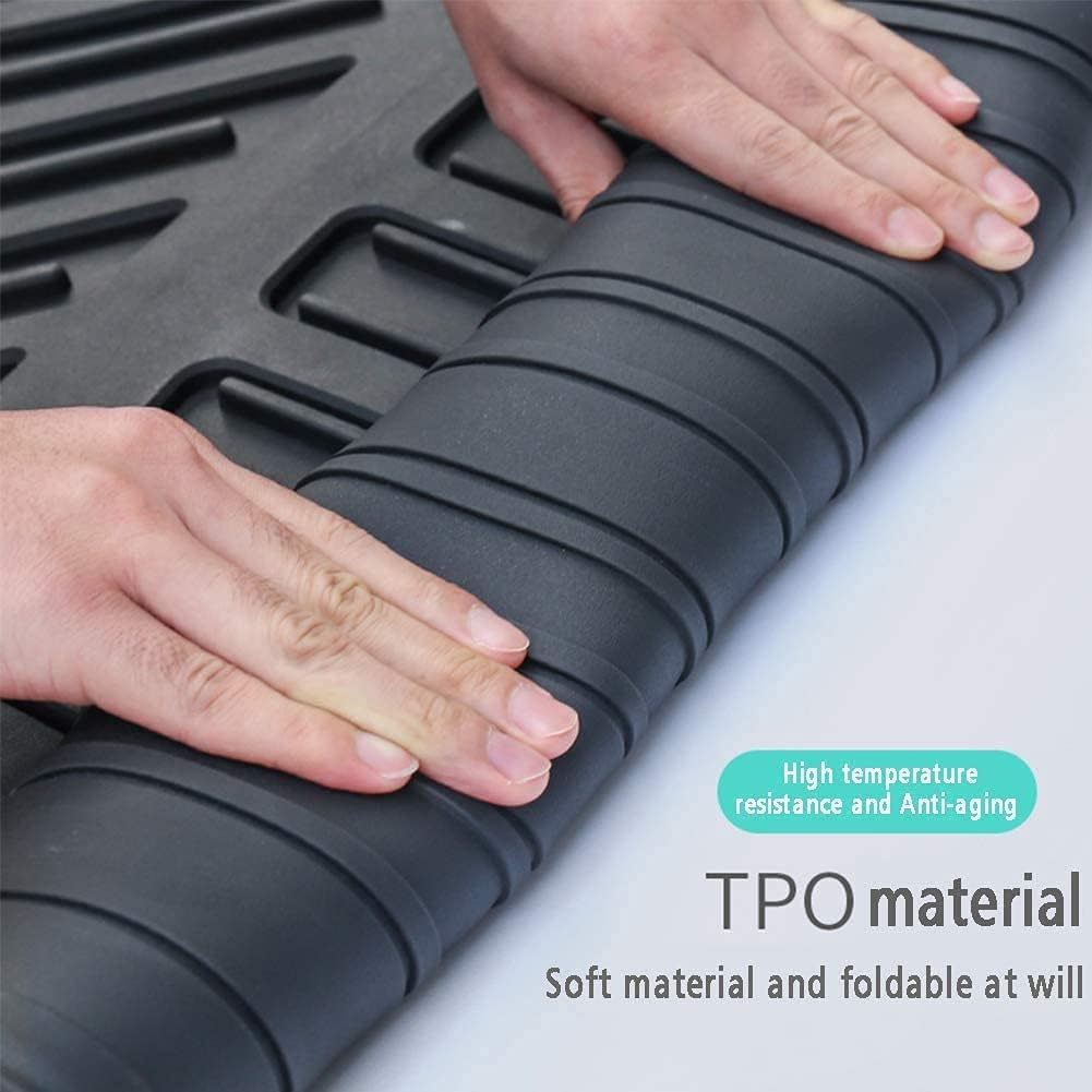 Black Heavy Duty Rubber Waterproof Cargo Tray Trunk Mat S166752