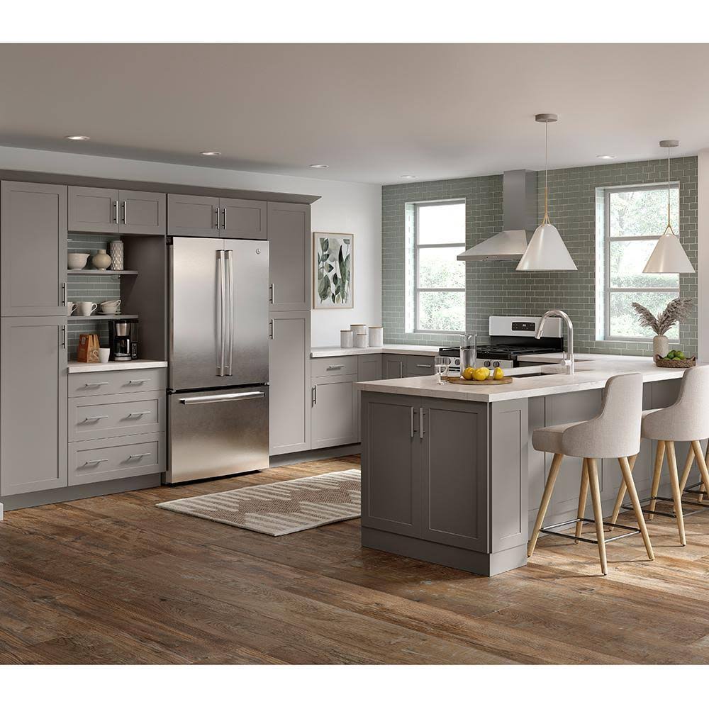Gray Shaker Wall Cabinet N2240