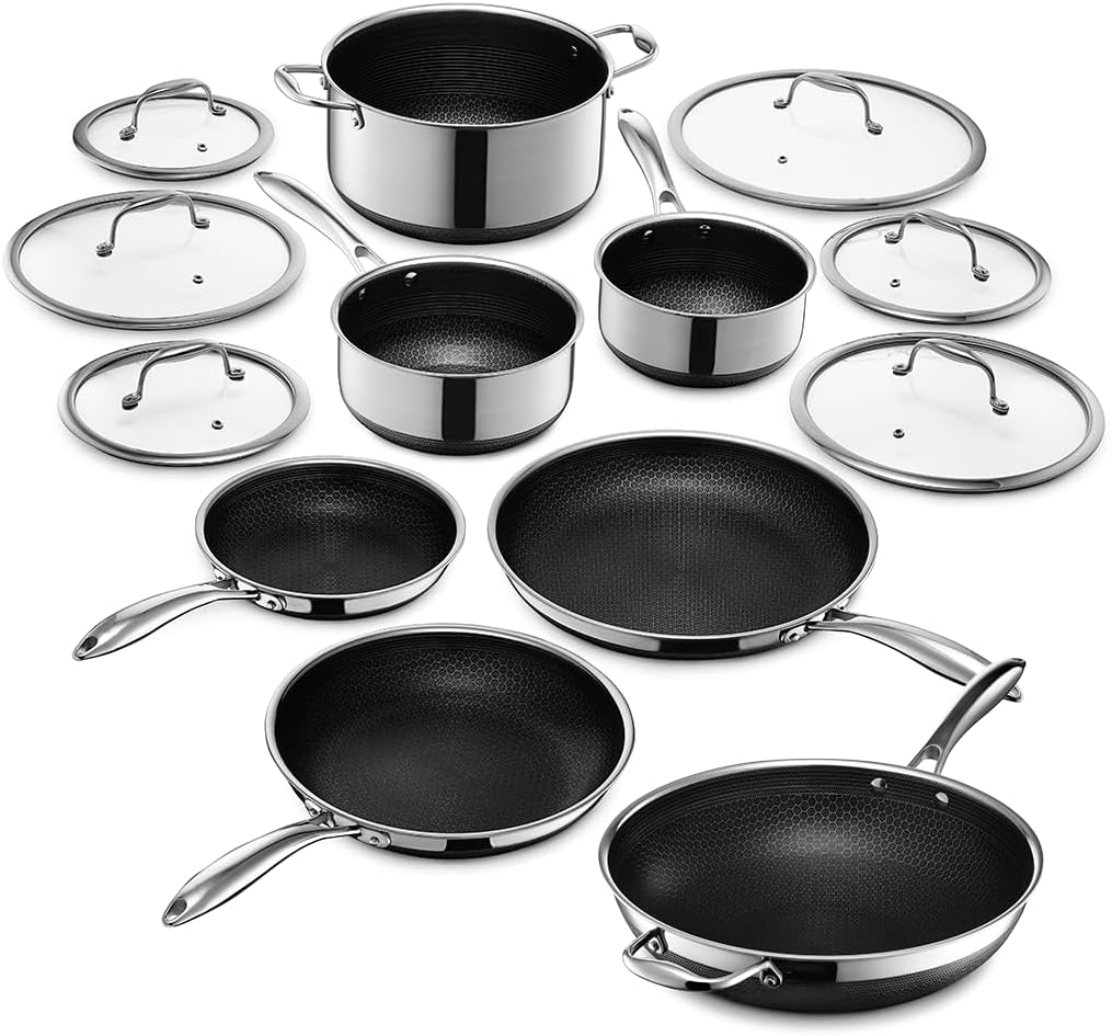 13 Piece Hybrid Stainless Steel Cookware Set L809