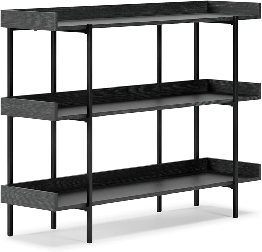 Black 3-Tier Bookcase C624903