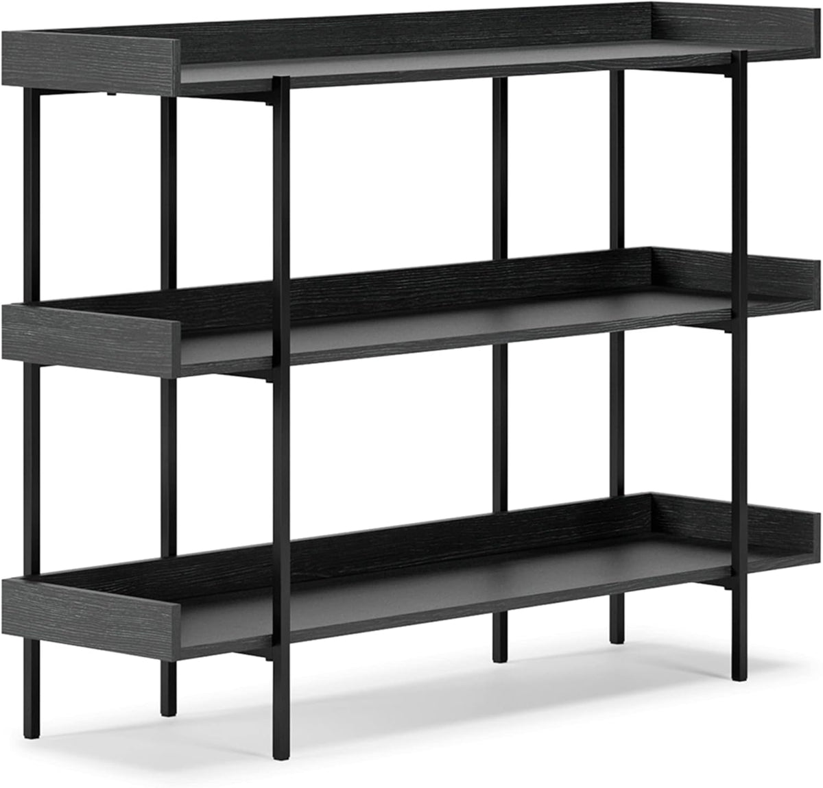 Black 3-Tier Bookcase C624903