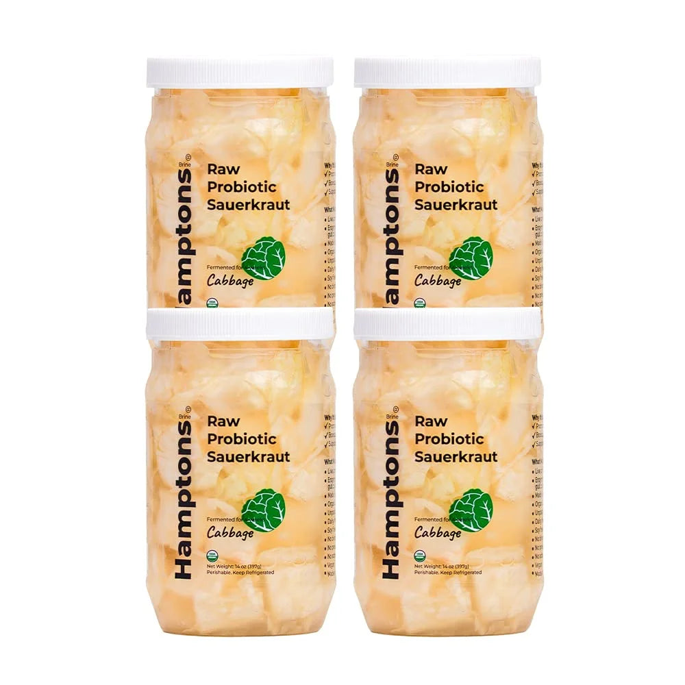 16 Oz Pack of 4 Organic Unpasteurized Sauerkraut L7738