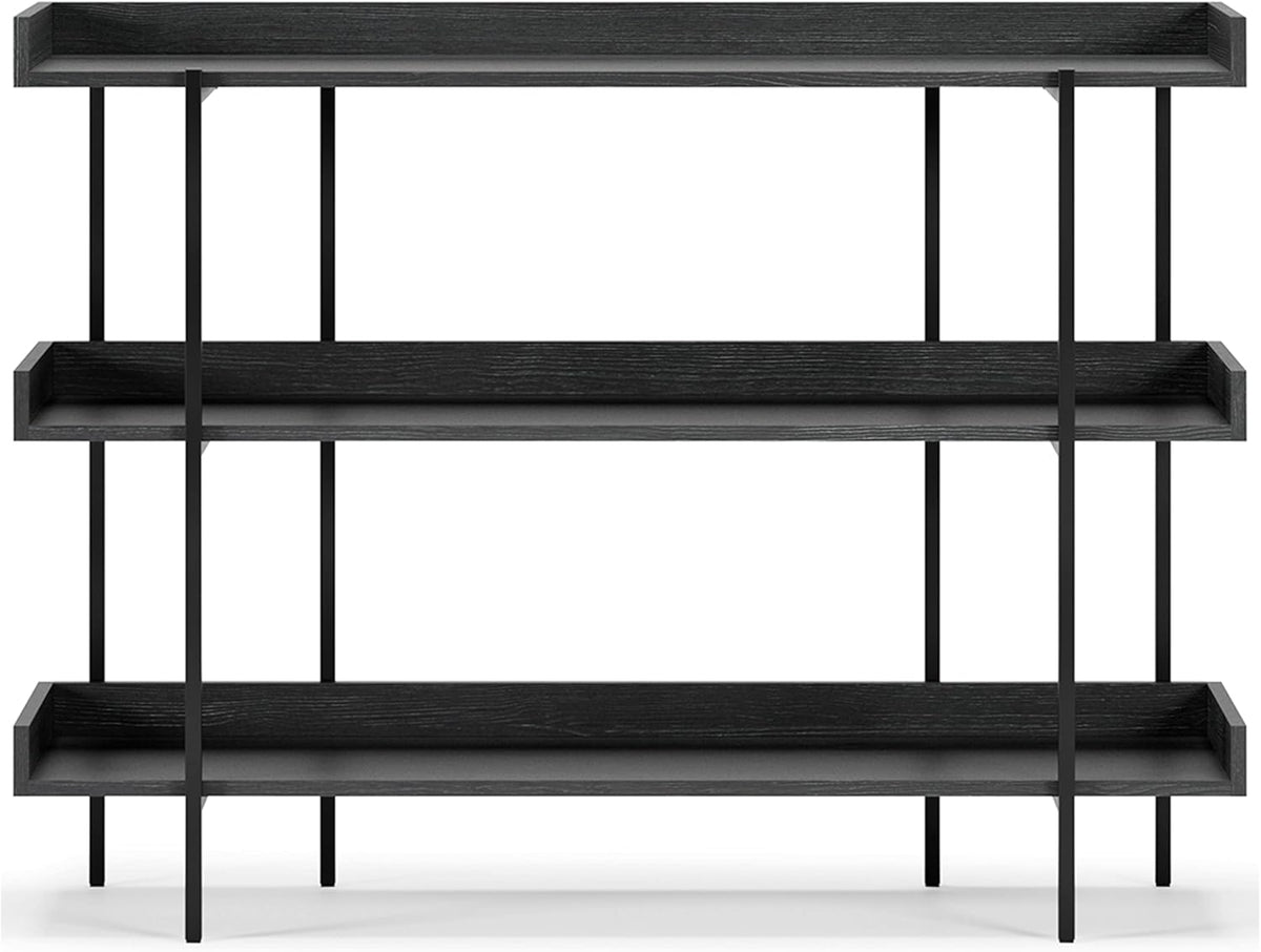 Black 3-Tier Bookcase C624903