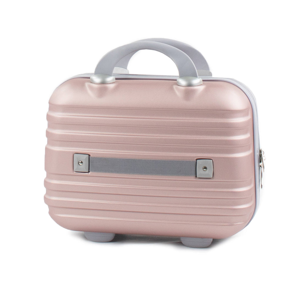 2 Piece Carry-On Cosmetic Luggage Set Black I79811