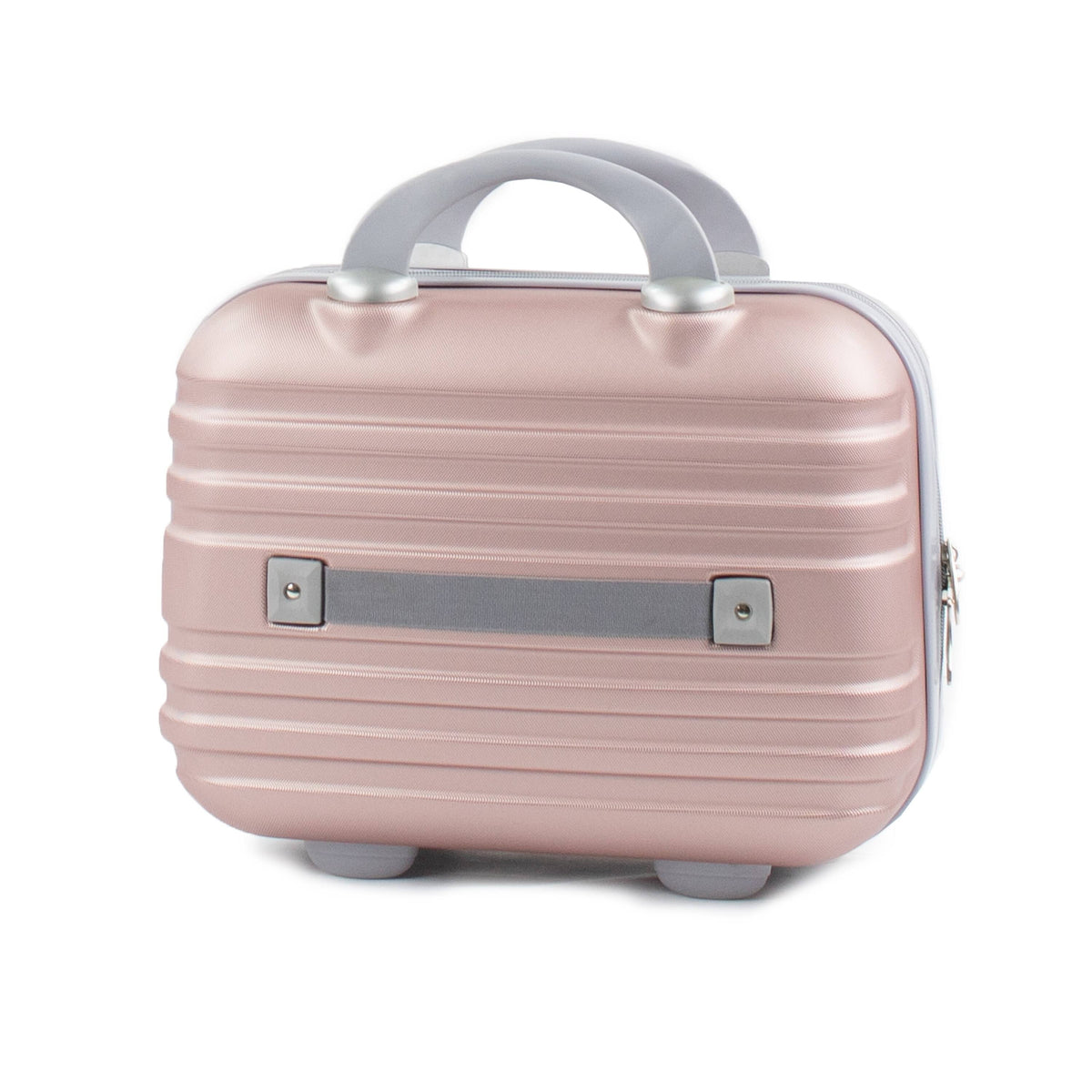 2 Piece Carry-On Cosmetic Luggage Set Black I79811