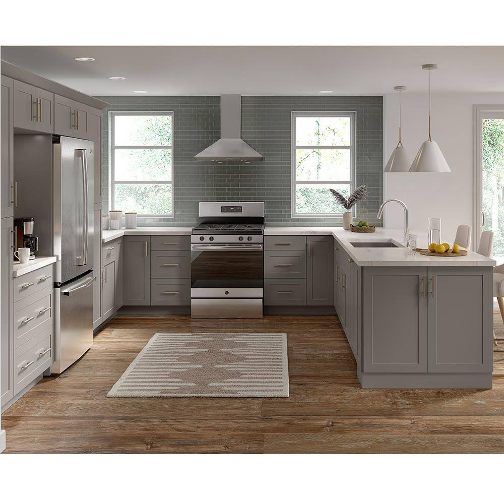 Gray Shaker Wall Cabinet N2240