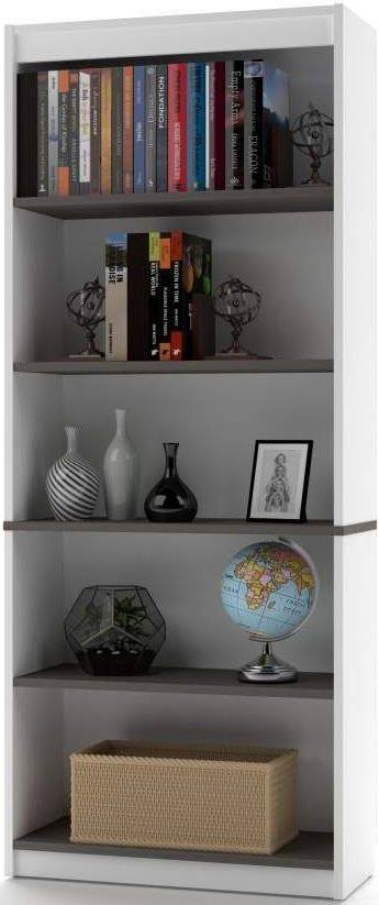 White Bookcase W6412