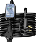 30 amp rv Extension Cord, 25 FT Waterproof rv Surge Protector with Circuit Analyzer V969405