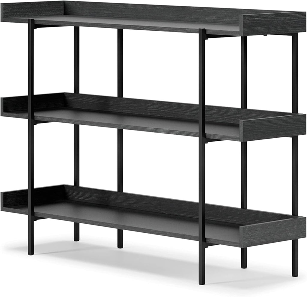 Black 3-Tier Bookcase C624903