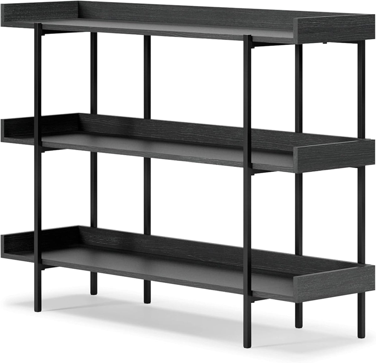 Black 3-Tier Bookcase C624903