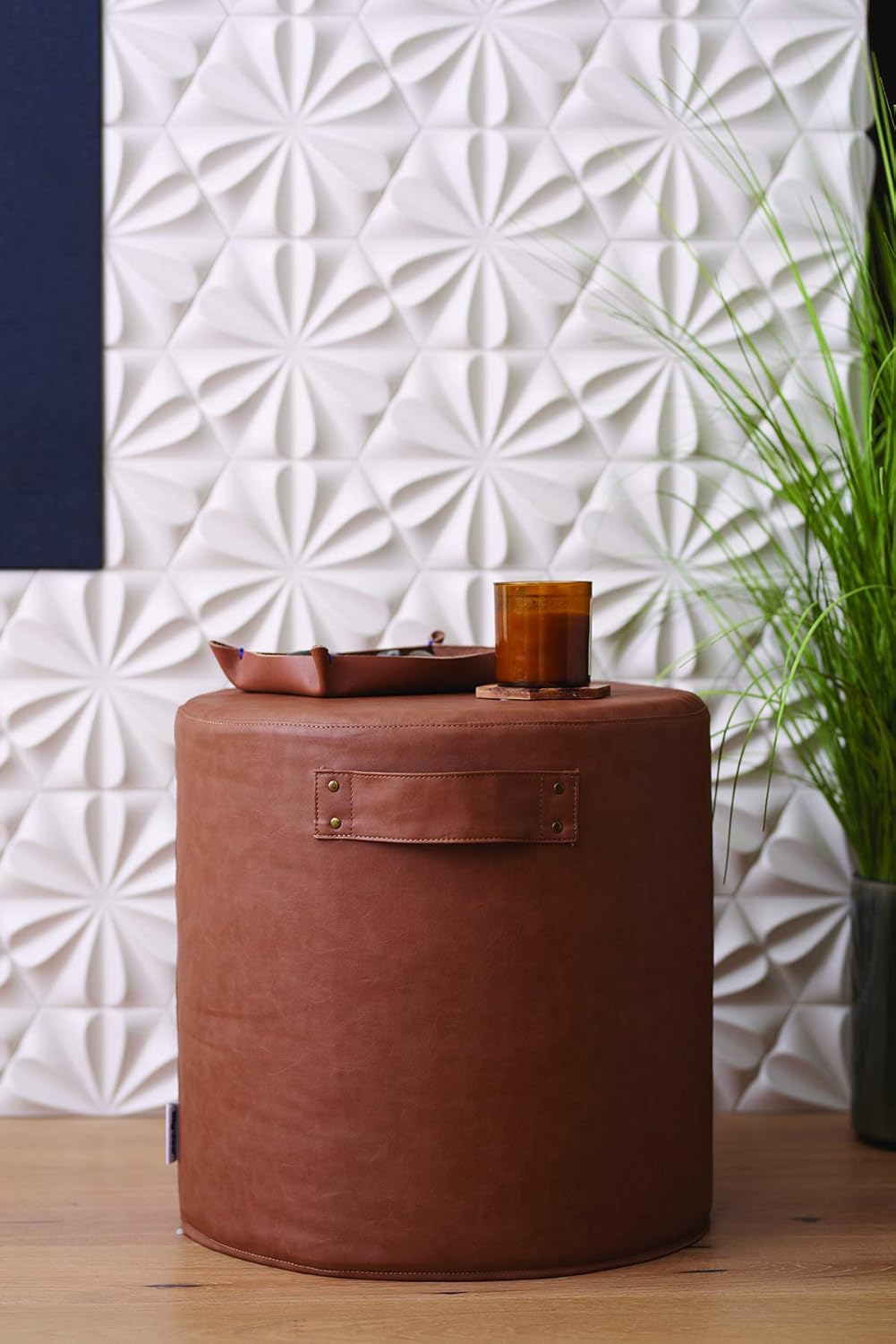 Gray Cylinder Stand A3738