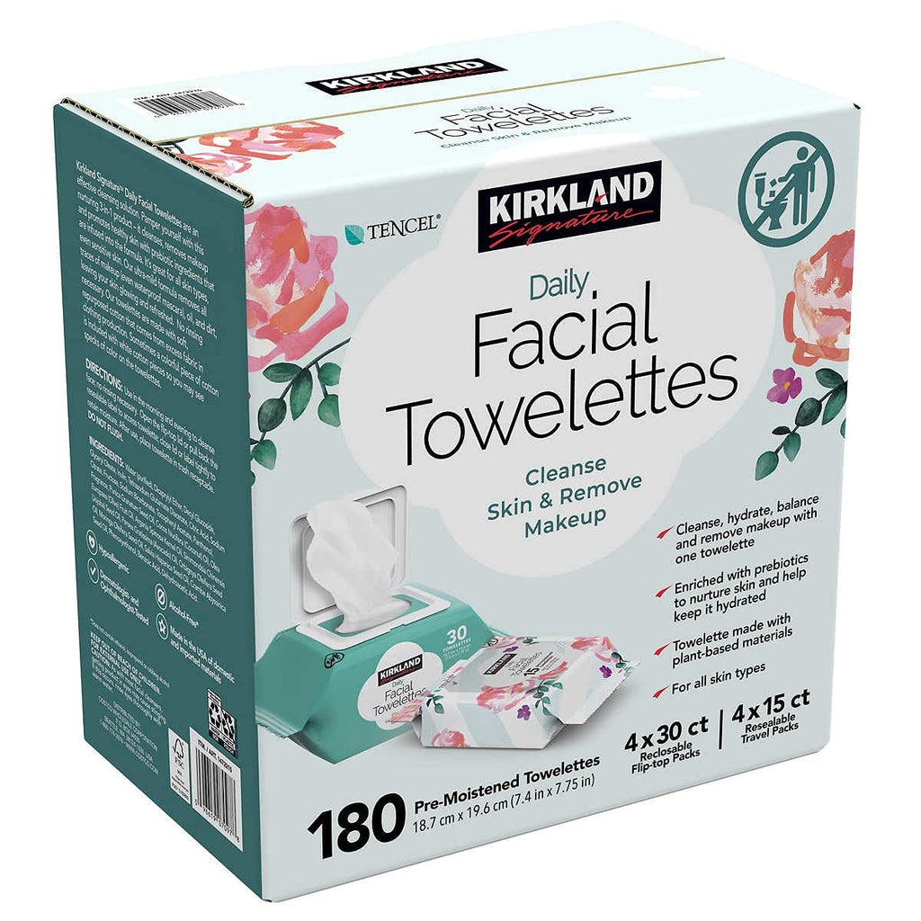 180 Count Facial Towelettes G198192