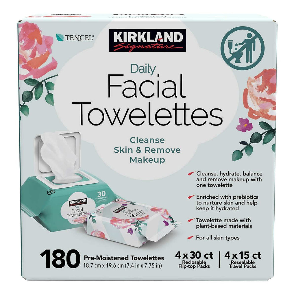 180 Count Facial Towelettes G198192