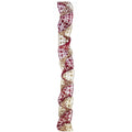 Red and Gold Christmas Ribbon Garland 76x22L H25039