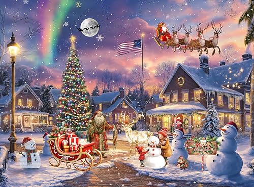 1000 Pieces Christmas House Jigsaw Puzzle R419325