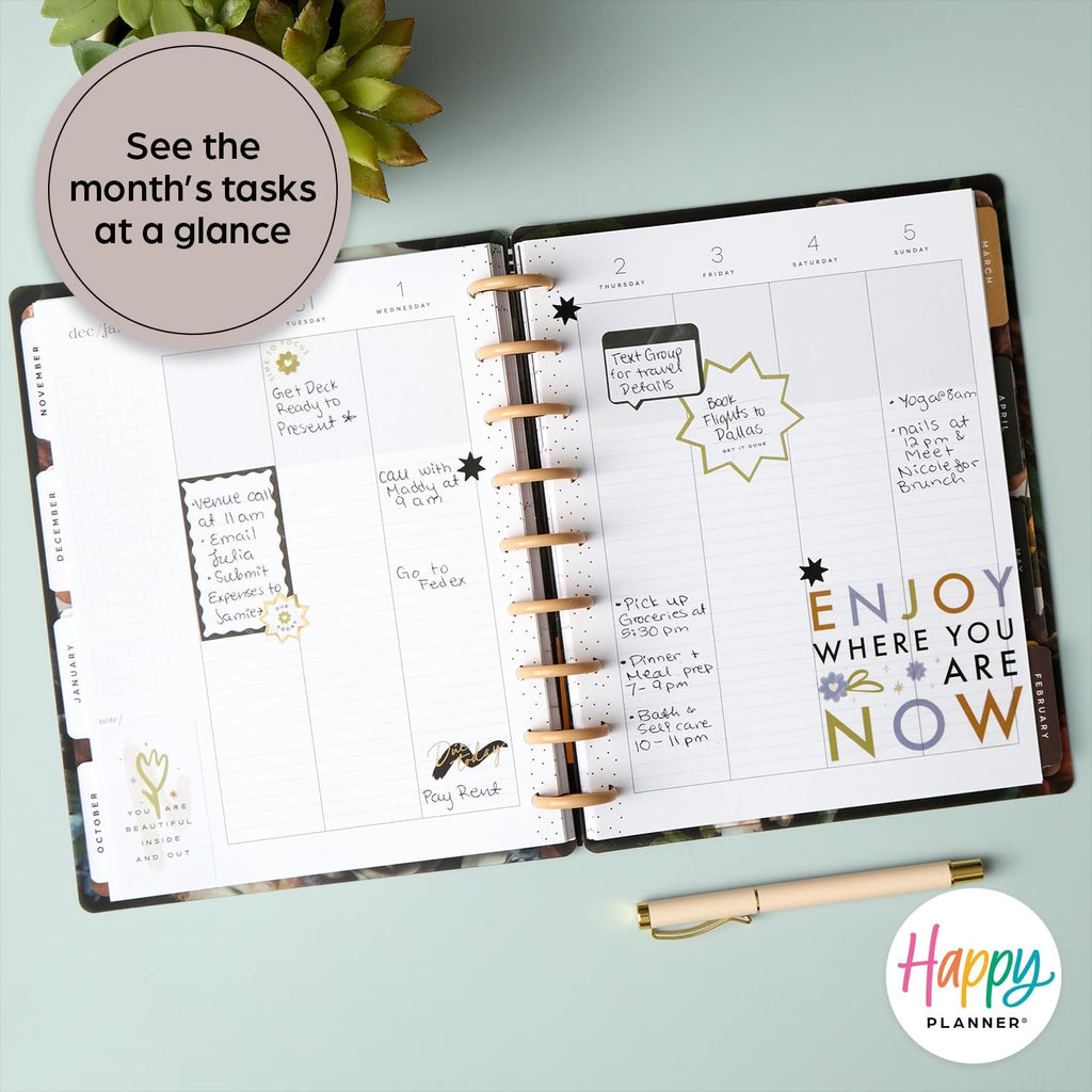 12-Month Academic Planner, Classic Size, Vertical Layout, 7" x 9 1/4" S905386