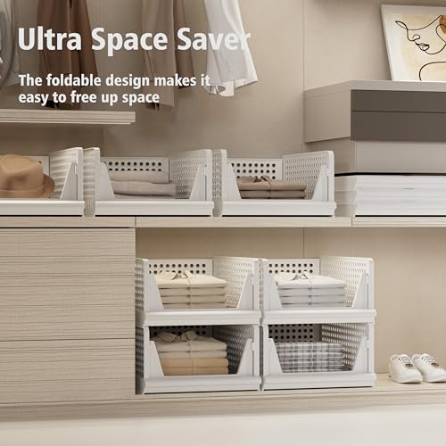 Stackable Plastic Storage Basket Bin T638