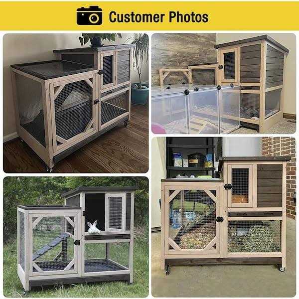 Large Indoor Rabbit Hutch with Pull out Tray P99400