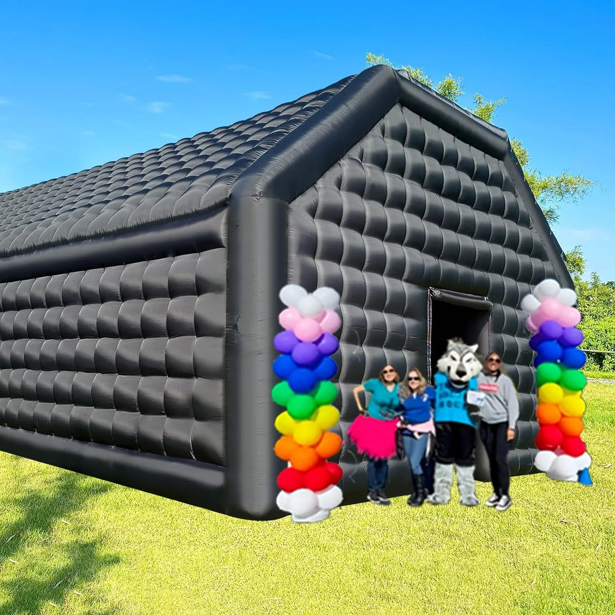 Large Black Inflatable Night Club 30x20x13Ft Inflatable Party Tent F202