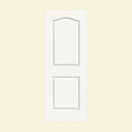 30 in. x 80 in. White Painted Composite MDF Interior Door Slab W109