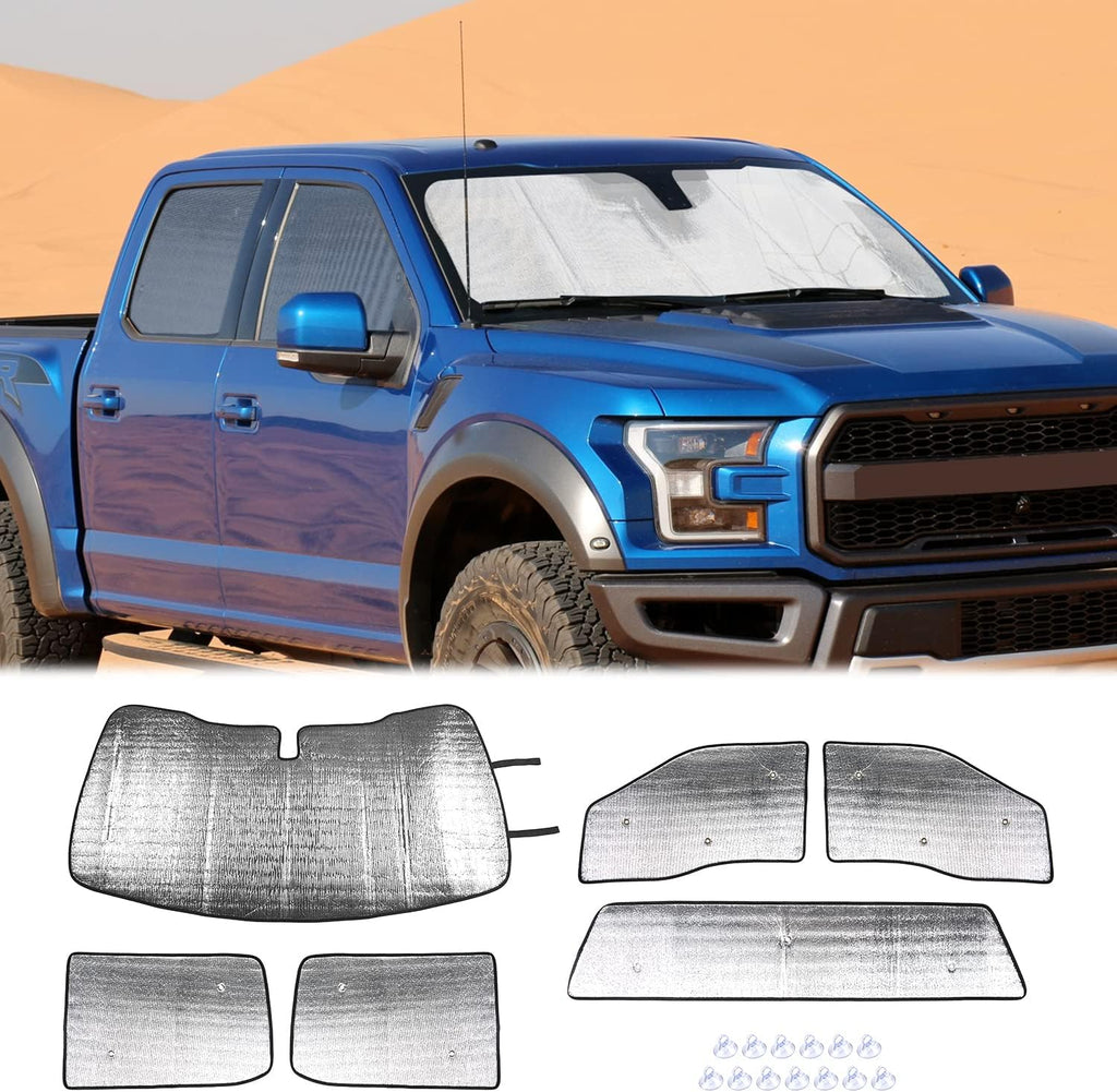 Windshield Side Window Sunshade Sun Visor 6PCs J925974