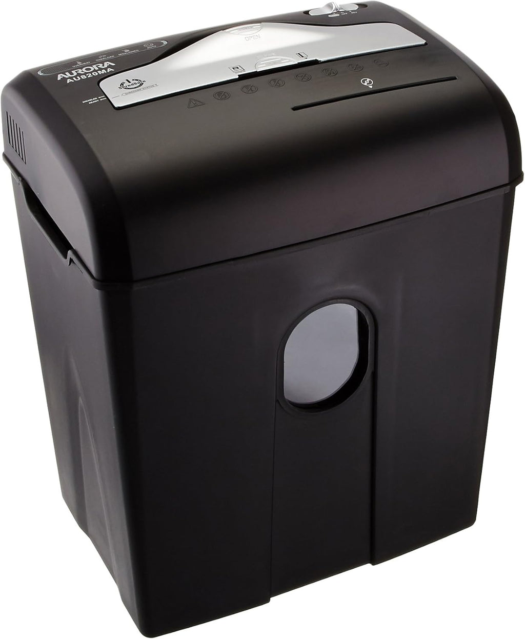 8-Sheet Micro-Cut Paper Credit Card Shredder Black B96828