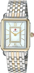 Deco Watch Head Analog Display Swiss Quartz Two Tone Watch B215