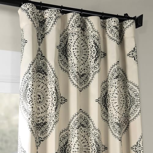 Printed Room Darkening Curtains 50 X 84 Henna Clover U506474