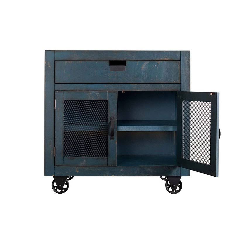 Blue 2-Door Accent Chest Z447971