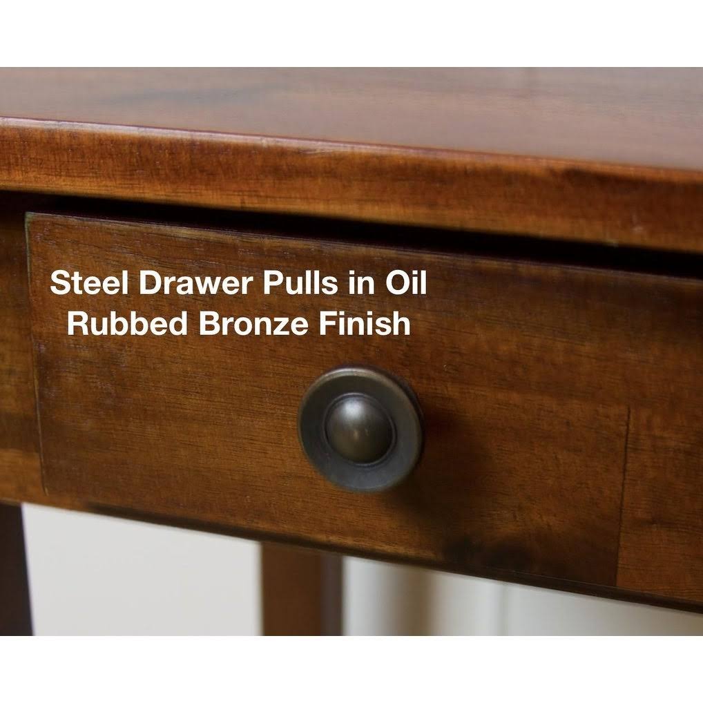 Solid Acacia 1-Drawer End Table - Mahogany O572535