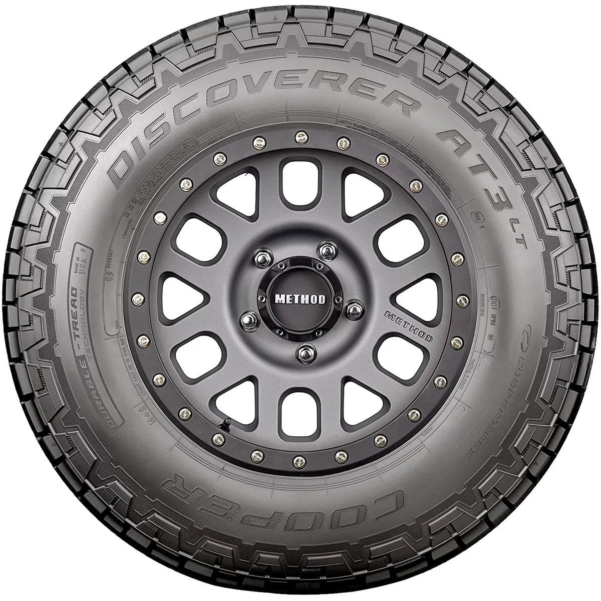 Set of 4 Cooper Discoverer AT3 LT 265/65R18 Load E (10 Ply) A/T All Terrain Tires C936