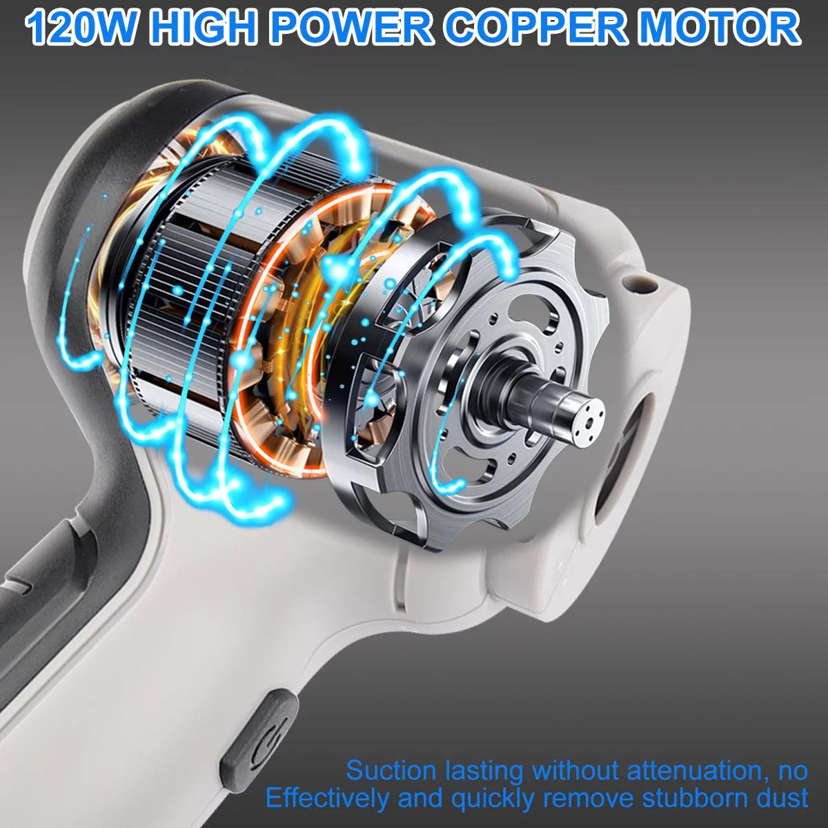 4 In 1 Handheld Wireless Car Vacuum Cleaner 9000Pa Strong Suction Mini Cleaner W279881
