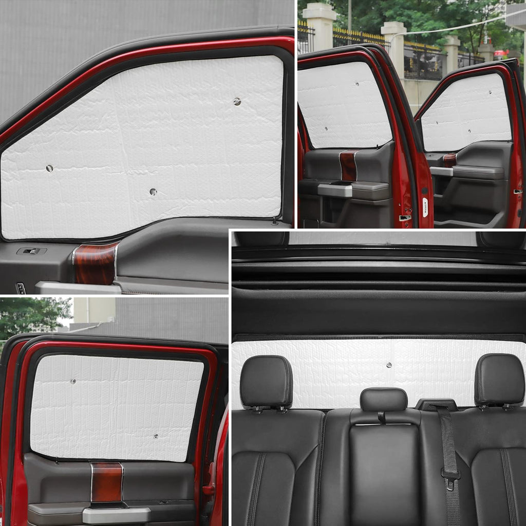 Windshield Side Window Sunshade Sun Visor 6PCs J925974