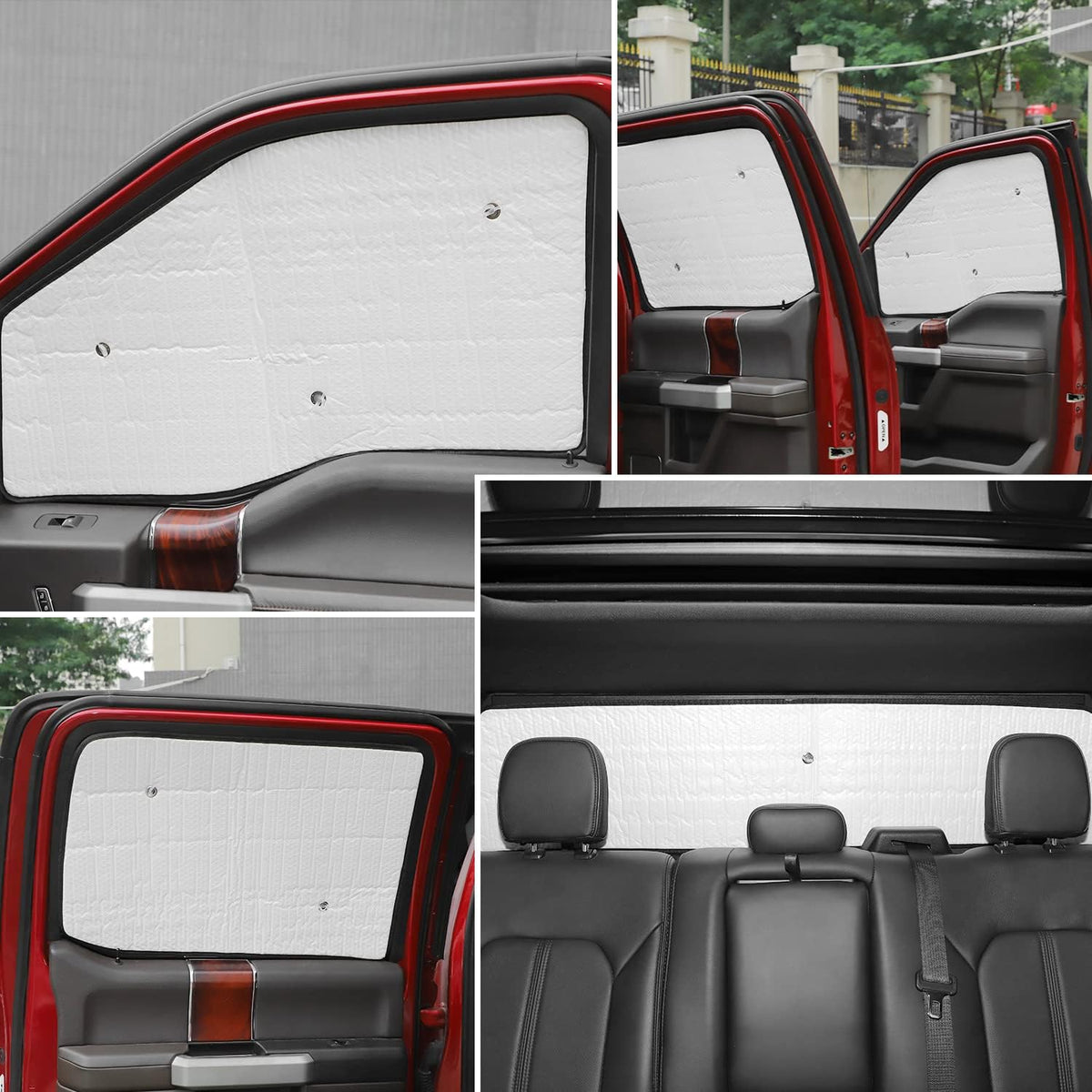 Windshield Side Window Sunshade Sun Visor 6PCs J925974