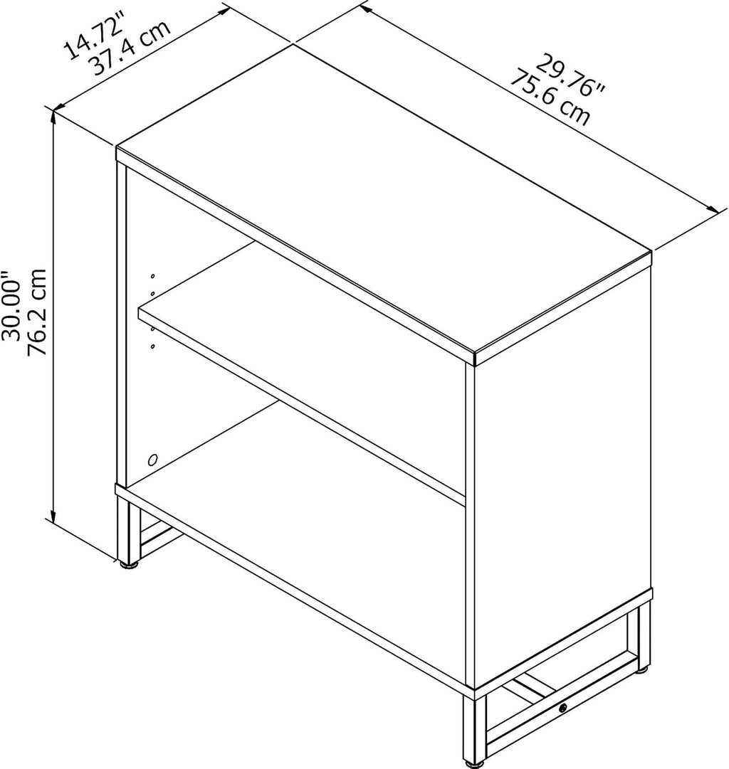 White Bookcase Cabinet P46953
